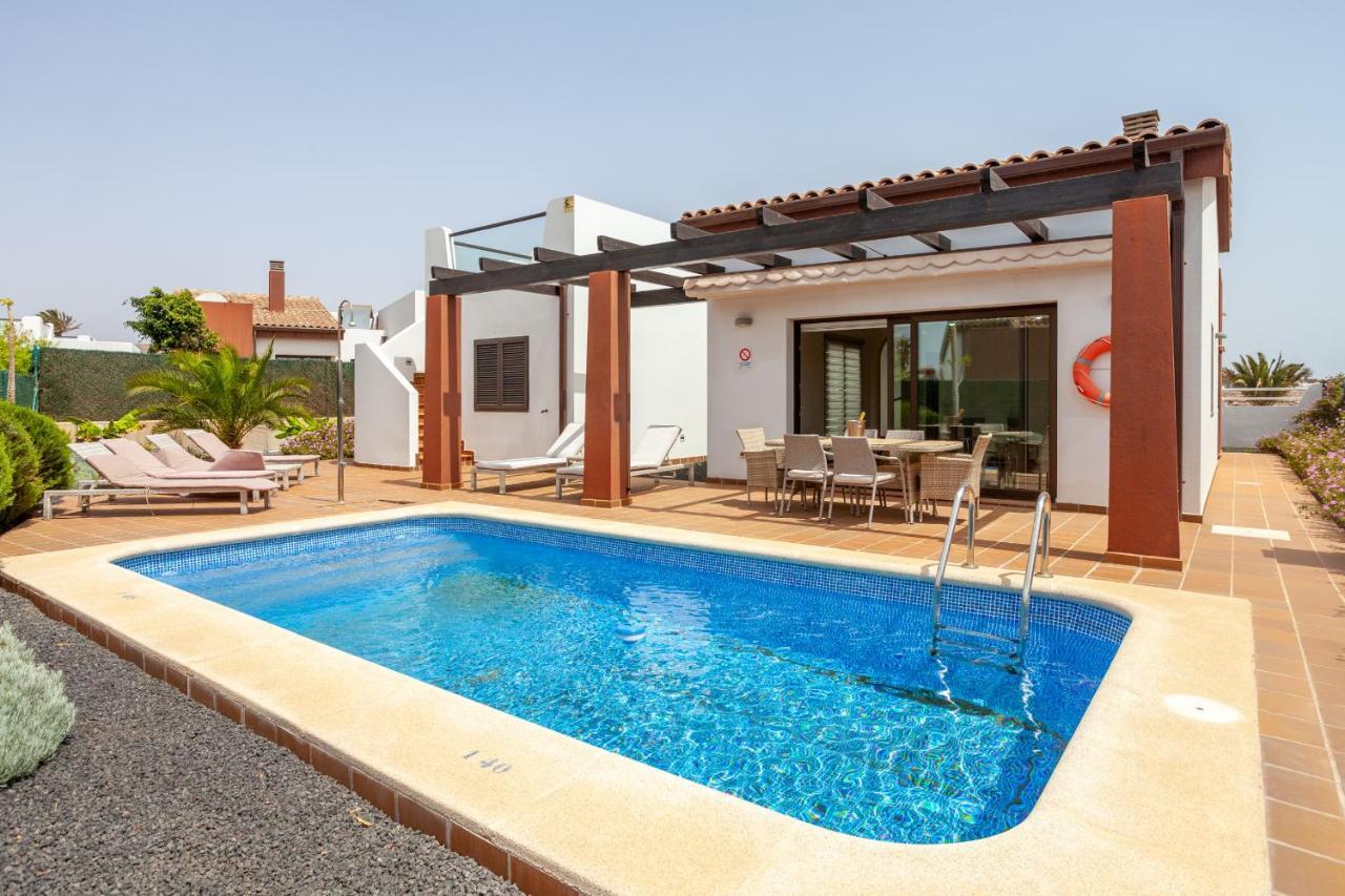 Family&Golf Villa Esmeralda - Pool - BBQ - Seaview -Aircon Caleta de Fuste Exterior foto